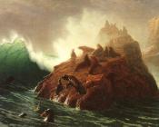 击打岩石 - 阿尔伯特·比尔施塔特